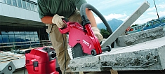 Использование ручных электрических алмазных отрезных машин Hilti DCH 300