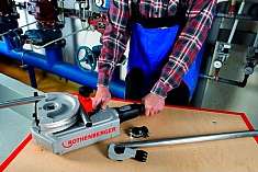Использование трубогибов электрических Rothenberger Robend 4000 Set 15-18-22-28 мм