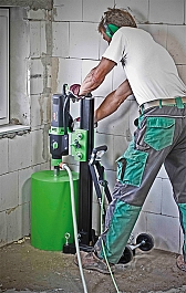 Применение двигателя алмазного бурения Eibenstock EBM 352/3