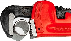 Применение прямого трубного ключа Rothenberger Heavy Duty 18"