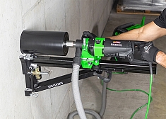 Применение установок с микроударом для сухого алмазного бурения Eibenstock DSE 162 Применение установок с микроударом для сухого алмазного бурения Eibenstock DSE 162