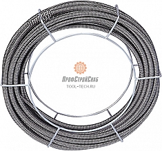 Спираль ручной машины для прочистки канализации Крокочист 9 мм × 15 м