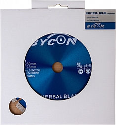Упаковка алмазного диска Bycon Laser Uni 230 мм